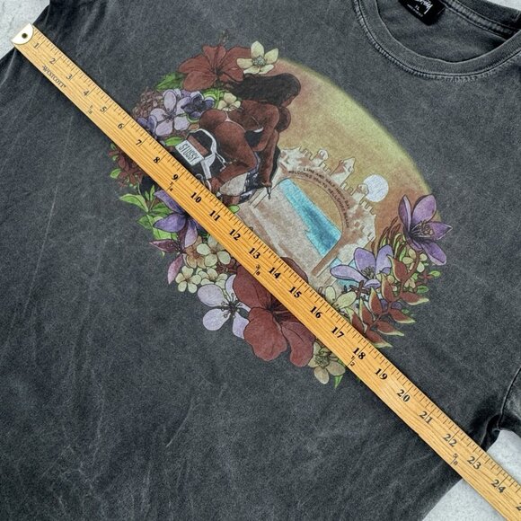 Stussy Hellshire Long Sleeve Tee Men’s XL Gray Dyed Factory Faded Streetwear - Picture 9 of 13